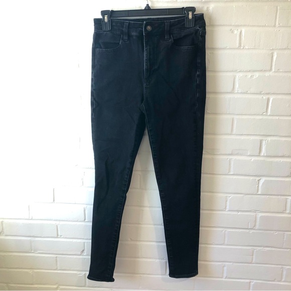 American Eagle Outfitters Denim - American Eagle Black Super high rise jegging 360 next level stretch